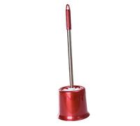 Alipis Ensemble Brosse Et Support pour Toilettes Acier Inoxydable Bidon Rond Nettoyage Facile Portée Design Moderne Rangement Vin
