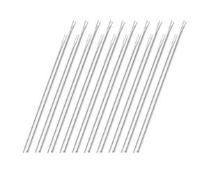 Alipis Ensemble de 20 Aiguilles de Replantation Droites en Acier Inoxydable, 10 Pièces 0,6 Mm 10 Pièces 0,8 Mm, Outil DIY pour Implantation de Cheveux de Poupée, Accessoires de Broderie