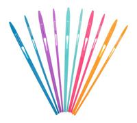 Alipis Ensemble de 5 Passe-fil Longs en Plastique Léger Design Unique, Accessoires Couture Multifonctionnels pour Quilting et Décoration Maison, Protège les Doigts