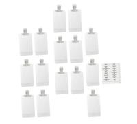 Alipis Ensemble De Contenants Cosmétiques Étanches 16 Pièces 100 Ml Compact Léger Pour Voyage Pochette Compressible Étiquette Étanche Pour Soins Peau Et Shampoing