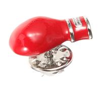 Alipis Épingle pour Vêtements en Métal Rouge de Moufles de Boxe, Broche Chic et Élégante pour Hommes, Décoration Sportive et Expression de Personnalité