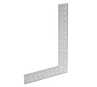 Alipis Équerre en Acier Inoxydable 90° 100X50 MM Épaisseur 12 MM Règle de Mesure de L pour Menuiserie Outil de Traçage Précis Multifonction Mesureur Angle Règle de Charpentier