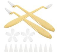 Alipis Estompes à Stylo Mousse pour Artistes 23 Pièces Kit Complet 2 Embouts Jaunes Macaron 20 Lingettes de Rechange et 1 Applicateur Pointe Fine Outils D’Ombrage Précis pour Dessin