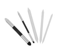 Alipis Estompeur à Double Tête en Éponge Argentée 3 Estompes en Papier 5 Pièces Kit de Mélange pour Croquis au Crayon, Outil de Correction de Détails, pour Dessin et Ombrage