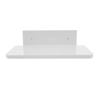 Alipis Étagère Murale de Salle de Bain en Abs Blanc, Rangement Suspendu Robuste et Design Contemporain Surface Lisse, pour Organiser Toilettes et Accessoires