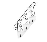 Alipis Étagère Murale Fer Blanc Support De Plantes Escalier Sans Perçage Rangement De Fleurs Muraux Pour Salon Chambre Hall Entrée Et Cuisine
