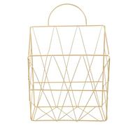 Alipis Étagère Murale Fer Doré Design Nordique Organisateur Suspendu pour Bureau et Maison Rangement Décoratif Multi-Usage Robuste et Peu Encombrant