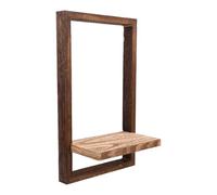 Alipis Étagère Murale Flottante Support Solide et Gain de Place en Bois Marron Rectangulaire pour Pots de Fleurs pour Appartement ou Bureau