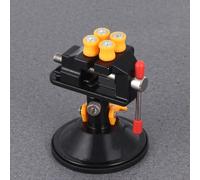 Alipis Étau à Ventouse Noir Mini Rotatif 360° pour Sculpture et Loisirs Créatifs Support à Sculpter en Noyer Étau de Table Compact pour Fixation D’Olives Noix et Petits Objets