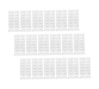 Alipis Étiquettes Autocollantes Bouteilles de Voyage 20 Pièces Pvc Résistant Organisateur Salle de Bain pour Shampoing Gel Bain Produits Cosmétiques