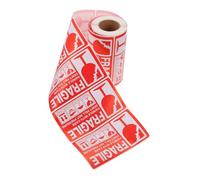 Alipis Étiquettes Autocollantes Fragiles Autocollants Expédition Résistants à Eau et Huile Adhésifs Avertissement Handle With Care pour Colis Sensibles