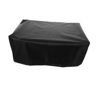 Alipis Étui De Gramophone Vintage Noir 46x36x17 Cm en Tissu Oxford Étanche Et Anti-poussière pour Platine Vinyle Et Haut-Parleur, Protection Légère Et Portable pour Usage Intérieur Et Extérieur