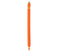 Alipis Étui de Protection en Silicone Antidérapant de Carotte pour Stylet 1re et 2e Génération, Compact et Tactile, Accessoire Coloré pour Étudiants et Professionnels, Couleur Orange Vif