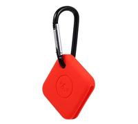 Alipis Étui de Protection Portable en Silicone avec Porte-clés pour Traceur Intelligent Coque Antichoc et Anti-Perte Compatible avec Traceur sans Fil Rouge