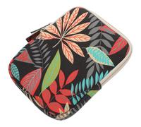 Alipis Étui de Protection pour Liseuse en Toile Résistante Pochette Verticale Noire à Motif Feuilles Housse Anti-Rayures Rangement Accessoires Coque pour Ebook Accessoire Pratique