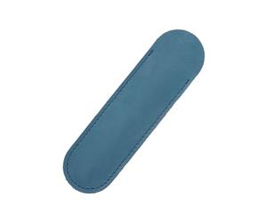 Alipis Étui en Cuir Bleu Élégant pour Stylo-Plume, Pochette Pratique et Multi-Usage, pour Bureau et Université, Organisateur de Stylos Raffiné et Fait Main