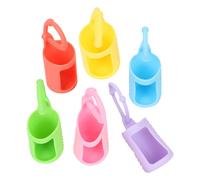 Alipis Étui en Silicone pour Flacons D'huile Essentielle 15ml Sangle Réglable, Protection Solide pour Bouteilles de Voyage, Lot de 6 Pièces Pratiques