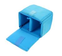 Alipis Étui pour Objectif D'appareil Photo Reflex Numérique, Étui à Lentilles, Polyester Bleu, et Anti-Vibration, Protection Intégrale, pour Voyages Longue Distance et Valise