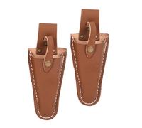 Alipis Étui pour Sécateur en Cuir de Vachette Épais, Lot de 2 Pochettes de Protection pour Ciseaux et Pinces, Porte-Outils de Jardin Compact et Résistant, Accessoire Indispensable