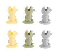 Alipis Étuis de Protection en Silicone pour Brosses à Dents 6 Pièces | Format Portable, Design Debout, Protège Toute la Brosse, pour Voyages D'affaires, Dortoir, Famille et Colocataires