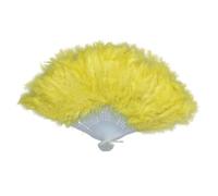 Alipis Éventail Plumes Jaunes Accessoire De Danse Pour Performances Cosplay Et Décorations De Fête