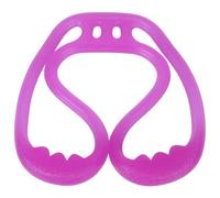 Alipis Extenseur de Poitrine Violet Double Trou Corde de Traction Fitness Multifonction pour Exercices Bras Dos et Épaules Sangle de Sport Élastique Légère pour Yoga et Musculation