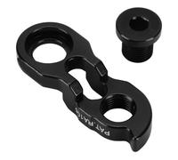 Alipis Extension de Cintre de Dérailleur Arrière Aluminium avec Vis Rallonge Queue Cadre pour Patte Dérailleur VTT Compatible Flywheel Installation Facile et Noir