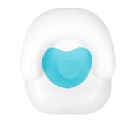 Alipis Fauteuil Gonflable PVC Bleu Dossier, Petit Canapé Paresseux Portable Et Pliable, Matériau Robuste Et Léger, pour Intérieur Et Extérieur, Siège Relax pour Adulte