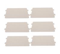 Alipis Feuille De Mica Pour Four à Micro-ondes Lot De 6 Accessoire De Réparation Haute Température Pièces De Rechange Couvercle De Guide D'ondes Compatible Modèles