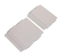 Alipis Feuilles de Mica Protection des Circuits Internes pour Micro-ondes Lot de 10 Haute Résistance à Chaleur Plaques Universelles Argentées