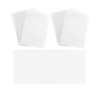 Alipis Feuilles de Plastification Thermiques 3 Pouces 8 Film Protecteur Photo Imperméable Transparent 100 Pièces Pochettes de Plastification Pratiques pour Documents et Photos