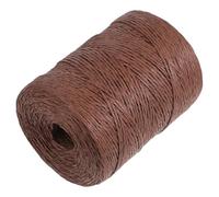 Alipis Ficelle de Raphia en Papier Naturel 300 M Ruban Décoratif Double Brin Couleur Café Foncé Corde pour Bricolage DIY Emballage Présents Confection Paquet et Chapeaux