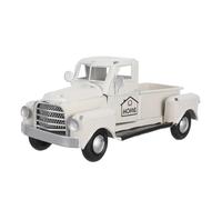 Alipis Figurine Camion Vintage Jaune Décoration de Table Festive Ornement pour Ambiance Ferme Modèle Rétro Collectionnable Élément de Charme Classique