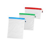 Alipis Filet Réutilisable Lavable Et Écologiques pour Épicerie Rangement des Fruits Légumes Et Jouets Vert