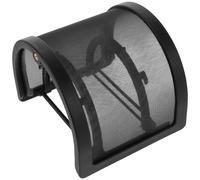 Alipis Filtre Anti-pop Micro Maille Métallique U Forme Grande Housse Pare-vent pour Microphone de Studio Podcast et Streaming Facile à Installer Nettoyer Protection Splashproof