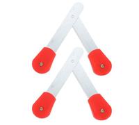 Alipis Fixation du Support D'armoire en Alliage D'aluminium Argenté pour Échelle Domestique Charnière Renforcée et Traction Améliorant la Stabilité