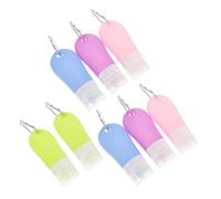 Alipis Flacon de Sous-emballage Silicone Flacon de Stockage avec Distributeur à Pression Récipient pour Liquide