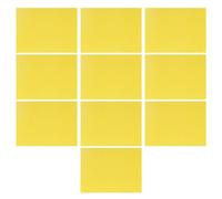 Alipis Fondation Nest Beeswax 10 Pièces Feuilles pour Ruche Dadant Jaune pour Construction De Ruche Et Production De Miel
