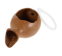 Alipis Fontaine à Jet Eau pour Bassin Cruche Céramique avec Jet Eau Décoration Cascade pour Jardin Terrasse Aquarium Pot Hydroponique pour Plantes Intérieures Et Extérieures