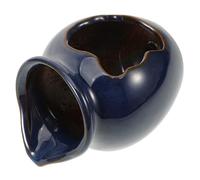 Alipis Fontaine Pot Céramique Décorative Cascade Sonore pour Intérieur et Extérieur Jarre Céramique pour Jardin Cour et Aménagement Paysager Fontaine à Eau à Circulation sans Pompe