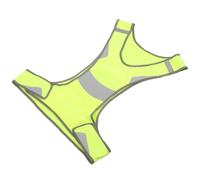 Alipis Gilet de Sécurité Réfléchissant pour Cyclisme Nocturne, Polyester | Fermeture Auto-agrippante, Tissu Respirant, Couleur Fluorescente, pour Cyclistes, Ouvriers Routiers, Course de Nuit