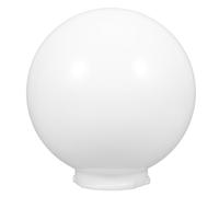 Alipis Globe de Lampadaire de Remplacement en Acrylique Blanc Couvercle de Globes Lumineux Ronds avec Ouverture sans Col pour Lampadaires Extérieurs pour Luminaires Muraux de Plafond