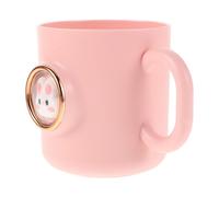 Alipis Gobelet Brosse Dents Garçon Fille Motif Animal Mignon avec Poignée Plastique Sûr Réutilisable pour Bain et Voyage Tasse à Rincer Pratique pour Routine Bucco-
