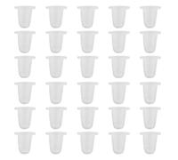 Alipis Godets D'encre Souples en Silicone Grosse Taille 200 Pcs pour Tatouage, Capsules à Pigments Multifonctions, Tasses D'encre Portables Adaptées Maquillage Permanent et Greffe