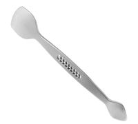 Alipis Grattoir à Points Noirs Double Extrémité en Acier Inoxydable Argenté, Outil de Nettoyage et Extraction Pores du Visage, Spatule Compacte pour Soins Peau, Usage Maison et Voyage