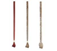 Alipis Grattoir en Bois 3pcs pour Dos Forme Créative, Soulagement des Démangeaisons, Adapté aux Personnes Sensibles aux Métaux, Outil de Massage pour Parents
