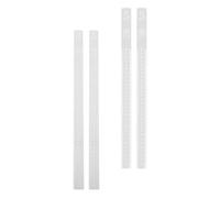 Alipis Guides D'épaisseur de Pâte en Acrylique Transparent 2 Paires pour Rouleau à Pâtisserie, Règle Plate pour Cuisson, Outil de Cuisson Précis pour Biscuits et Pâtisserie