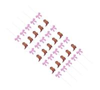 Alipis Guirlande Suspendue Western 5 Pièces pour Fête Révélation du Garçon Fille Pendentifs en Papier Bottes Cowboy Marron et Nœuds Décoration Thème Cowboy Rustique pour Anniversaire