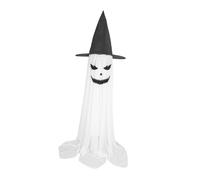 Alipis Halloween Outdoor Ghost Decorations Light Up Spooky Standing Ghost for Porch Lawn Garden Weather Resistant and Easy Setup
