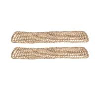 Alipis Hamacs pour Reptiles en Herbe Marine Tissée la Main, Lot de 2 Pièces, Faciles à Installer pour Geckos et Dragons Barbus Terrarium